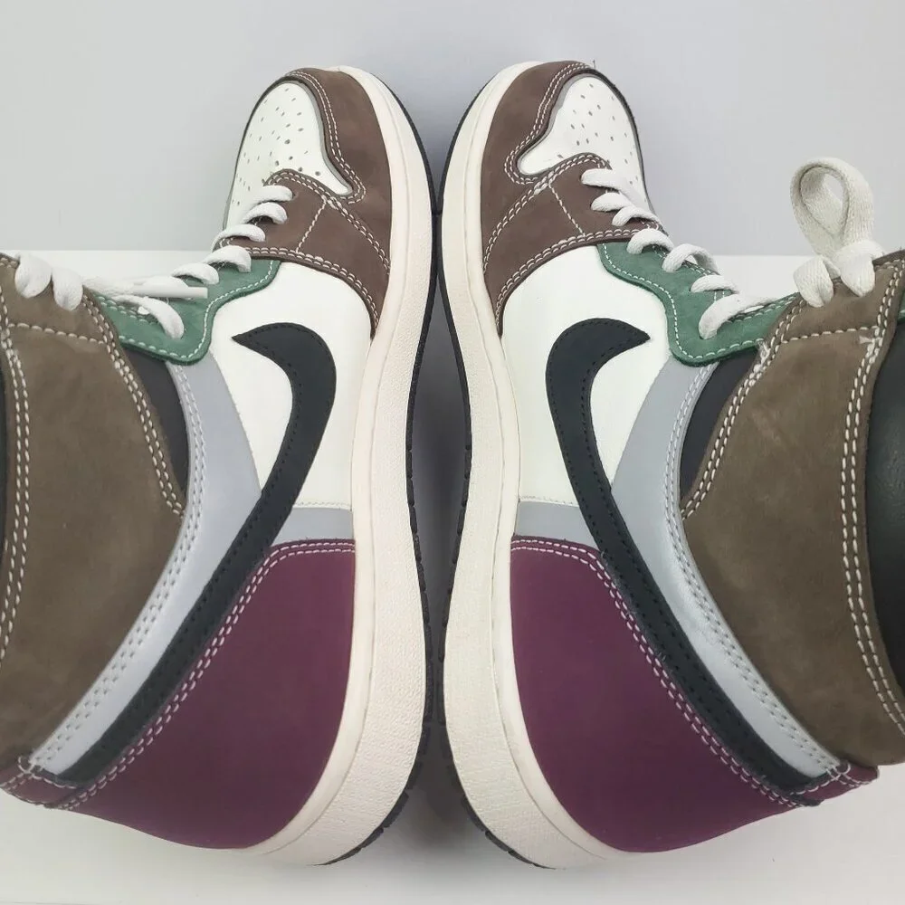 Nike Air Jordan 1 Retro High OG Hand Crafted Sneakers DH3097-001 Men's 12